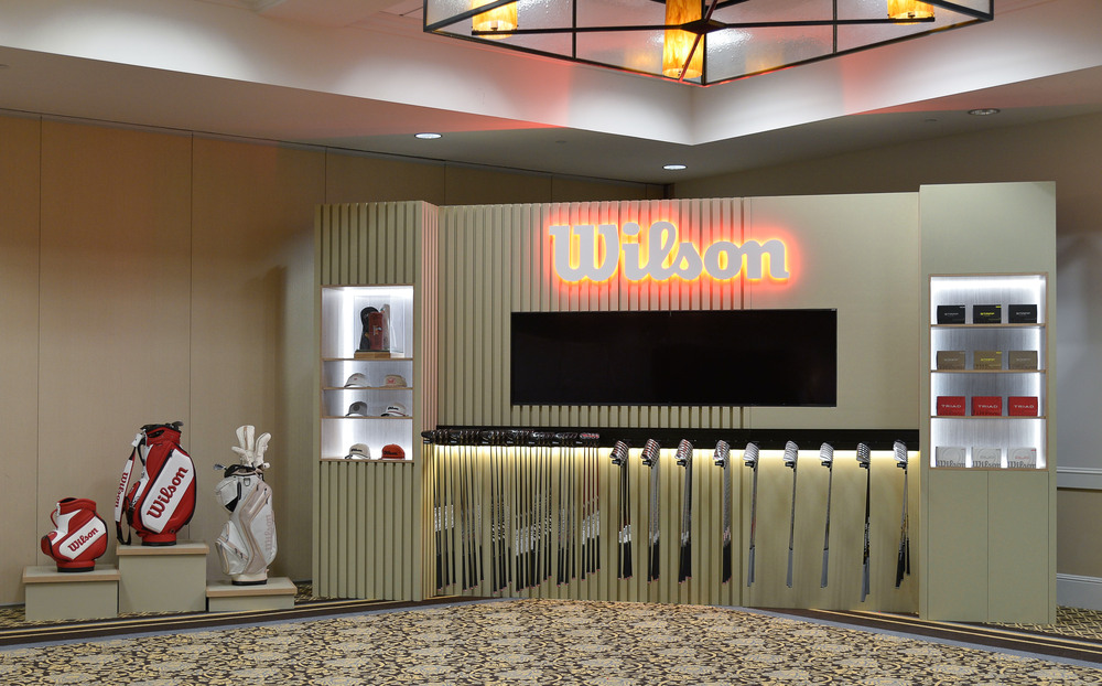 Retail display and branded wall install